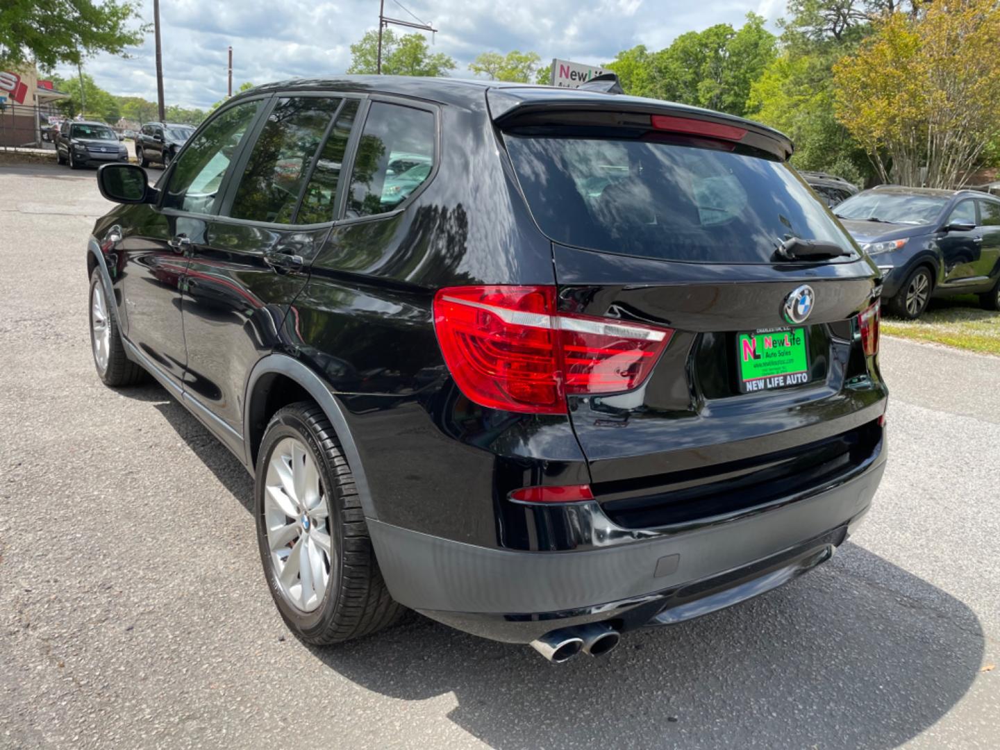 2014 BLACK BMW X3 XDRIVE28I (5UXWX9C53E0) with an 2.0L engine, Automatic transmission, located at 5103 Dorchester Rd., Charleston, SC, 29418-5607, (843) 767-1122, 36.245171, -115.228050 - Photo#4